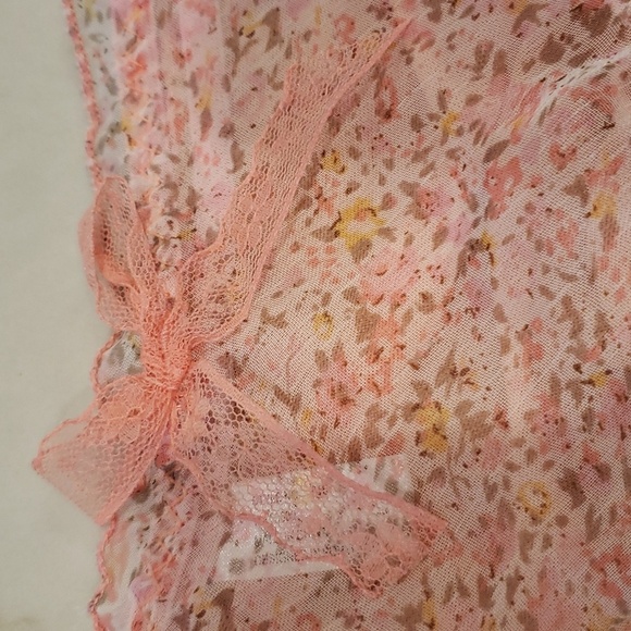 Floral Mesh Panty Low Rise Underwear Womens Size Large - Picture 6 of 9